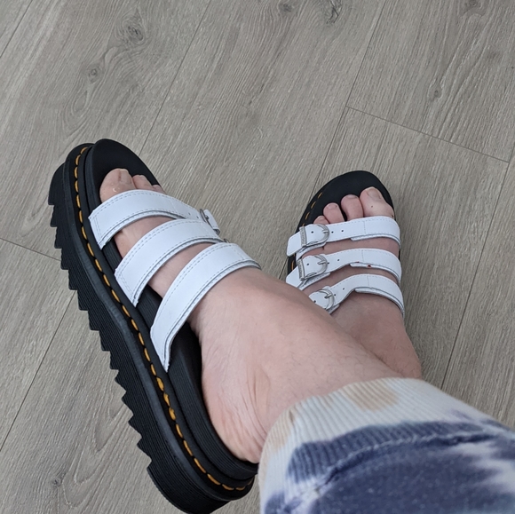 Dr. Marten Sandals White Sz 9 - Picture 5 of 7